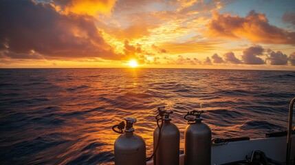 "Sunset Dive: The Call of Ocean Adventure"