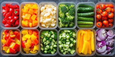Fresh Colorful Vegetables for Healthy Diet