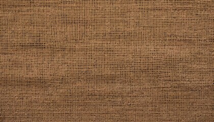 Fototapeta premium Close-up view of a natural burlap fabric texture.