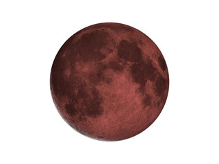 moon eclipse 3d rendering illustration