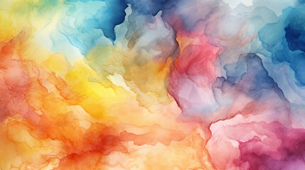 Fototapeta premium Colorful watercolor pastel texture background. Watercolor paint brush texture. ink watercolor brush. 