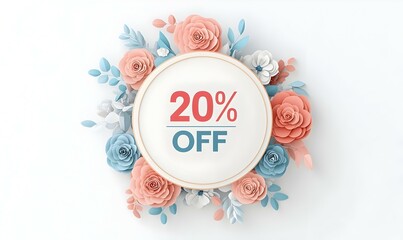 Elegant modern promotional banner featuring intricate floral designs, vibrant colors, and a stylish layout for a contemporary appeal.