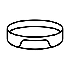 sweatband icon, sweatband line art - simple line art of sweatband, perfect for sweatband logos and icons and themed design 