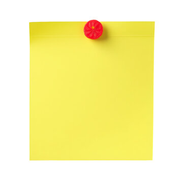 recommend clip art: Blank yellow sticky paper note isolated on transparent background. Cut out