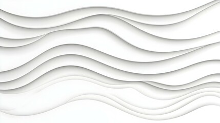 Obraz premium Curled White Paper Unveiling Blank Space, a smooth and elegant display of texture and simplicity, inviting creativity and imagination.