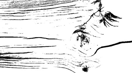 Rough black and white texture vector. Distressed overlay texture. Grunge background. Abstract textured effect. Vector Illustration. Black isolated on white background. EPS10.
