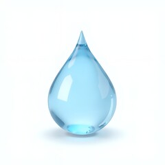Obraz premium A Single Drop of Water: Purity and Serenity