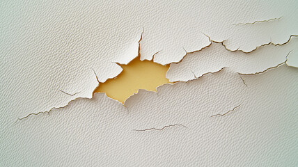 Old leather torn sofa cover. Cracked couch skin texture background.