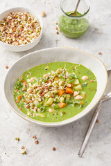 Chunky Vegetable and Pesto Soup