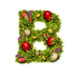 Easter holiday letter B