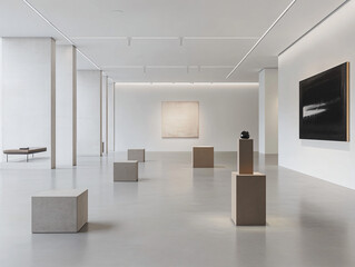 Minimalist Art Gallery