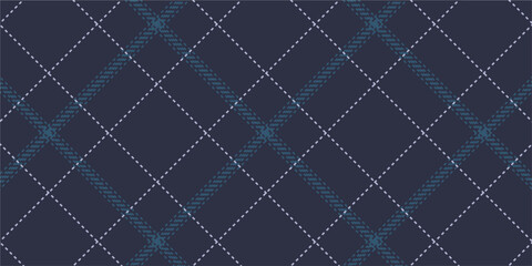 Vector checkered pattern or plaid pattern. Tartan, textured seamless twill for flannel shirts, duvet covers, other autumn winter textile mills. Vector Format