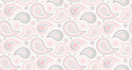 Decorative vibrant at wrapping pattern. Paisley clothes, minimal card. Growth curl stroke asian.