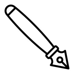 InkPen Vector Line Icon Design
