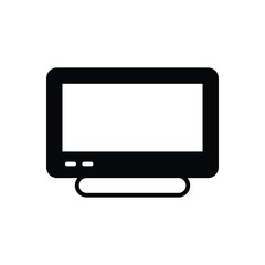 Screen vector icon stock illustration