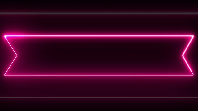 Red neon rectangle with luxury golden arabic islamic text box title frame border set with ornamental animation	
