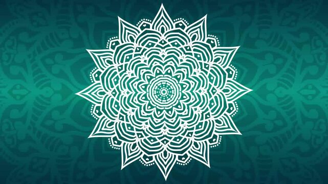 Luxury Background with Gold Mandala Rotating. Elegant Wedding Invitation Card Background with Red Background for Yoga, Wedding, and Ramadan	