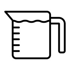 Dispenser Vector Line Icon Design