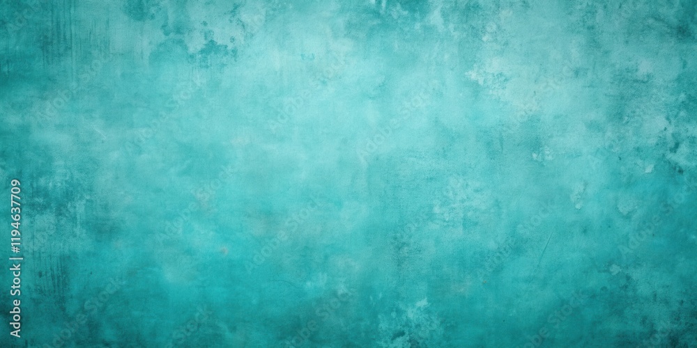 Aufkleber aqua teal distressed textured background for design projects