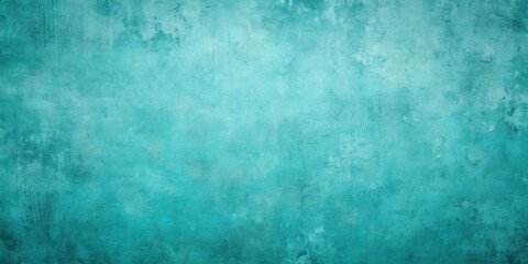 Obraz premium Aqua Teal Distressed Textured Background for Design Projects