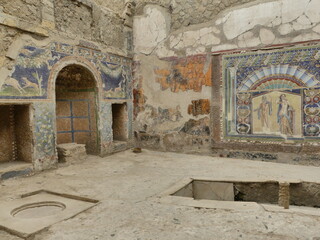Herculanum Archeological site Napoli Italia 