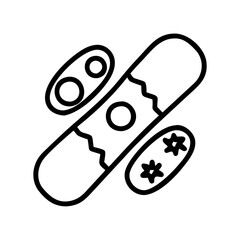 skateboarding sticker pack icon, skateboarding sticker pack line art - simple line art of skateboarding sticker pack, perfect for skateboarding sticker pack logos and icons and themed design 