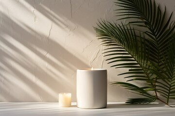 Candle packaging plant flowerpot cylinder.