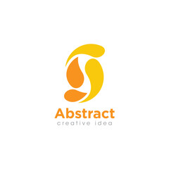 Fototapeta premium Creative Abstract Concept Logo Design Template