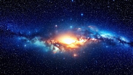 Fototapeta premium 幻想的な宇宙の背景テクスチャ 星空 地球 AI生成素材