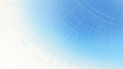 Obraz premium Abstract Lines Intersecting on a Gradient Blue Background.