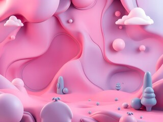 Fototapeta premium 3D illustration background 