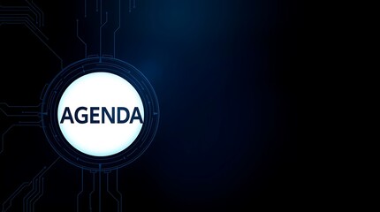 Agenda Background with Copy Space Tech Design, business technology, internet and network concept, agenda background, abstract tech background
