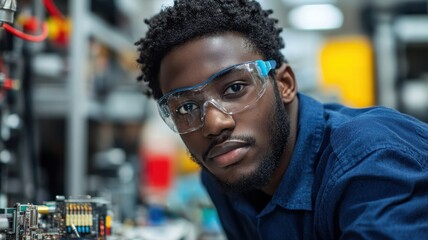 Soldering techniques demonstrated by apprentice workshop technical skill indoor closeup craftsmanship