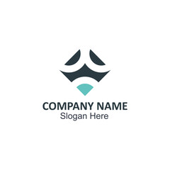 Company name and slogan with dark teal and light teal design, suitable for branding materials, presentations, websites, or social media posts.