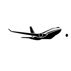 airplane isolated on white background, airplane isolated on white, silhouette of airplane, airplane on the white