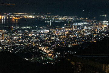 Fototapeta premium 神戸・六甲山からの夜景