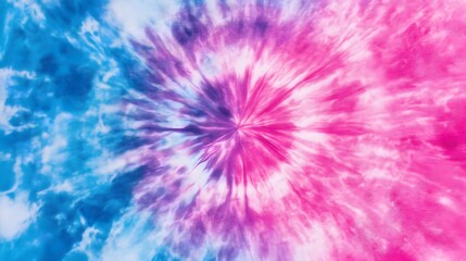 40. A gradient tie-dye pattern in pastel pink, blue, and lavender