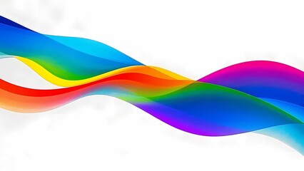 Colorful abstract line wavy design unique suitable for backgrounds, digital art, prints, posters, and vibrant graphic design projects. Vibrant, dynamic, creative visualization.