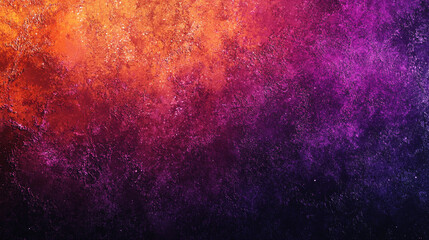 Fototapeta premium Vibrant abstract background with fiery orange and deep purple hues in a textured design