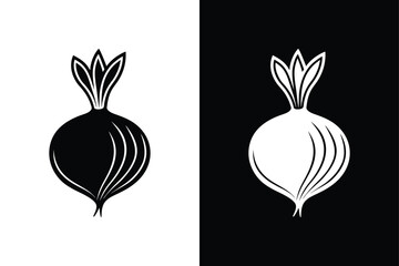 Radish icon vector on White Background ,Vector Art Illustration on white background.