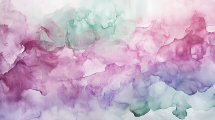 Fototapeta premium Abstract Watercolor Painting Pastel Hues Blend