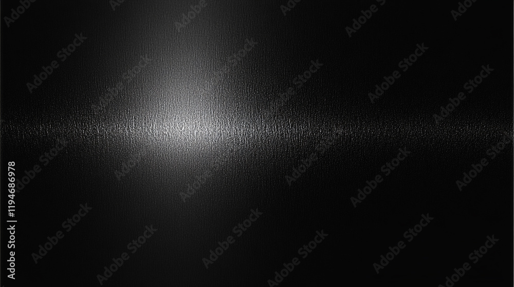 Poster light reflection on a textured surface creates a subtle contrast and depth effect
