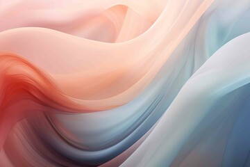 Gradient waves blending pastel shades of blue and peach in a soft, abstract composition, evoking a sense of harmony and modern sophistication for digital designs.