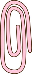 Hand-Drawn Paperclip Vector Illustration