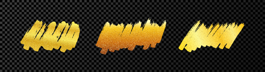 Scribble with a gold marker