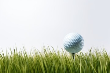 Golf ball grass outdoors sports.
