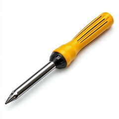 screwdriver isolated on white background with shadow. screwdriver for construction and industrial sites