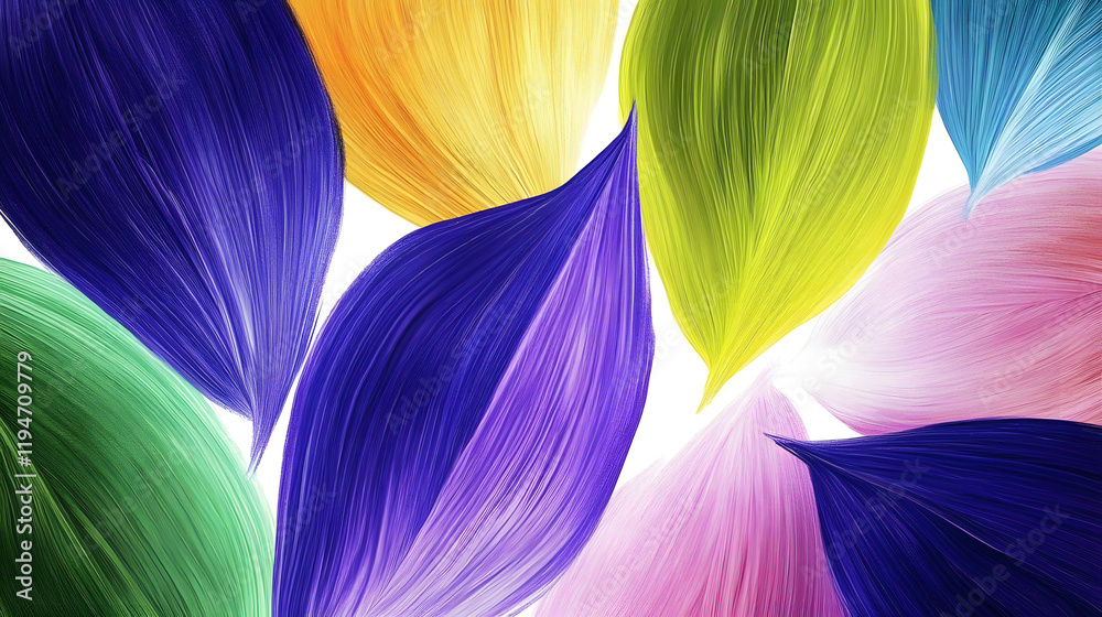Wall mural the simplicity and tranquility of abstract minimalism are conveyed through flowing brushstrokes in p