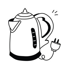 A tea kettle icon representing a vessel used to boil water for brewing tea or other beverages