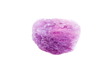 Spinel mineral stone on white background close up.